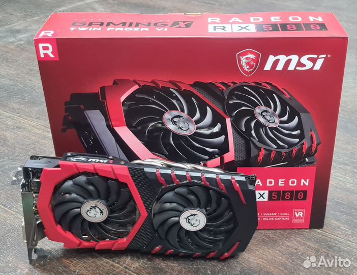 Видеокарта MSI Radeon RX580 Gaming X 4gb