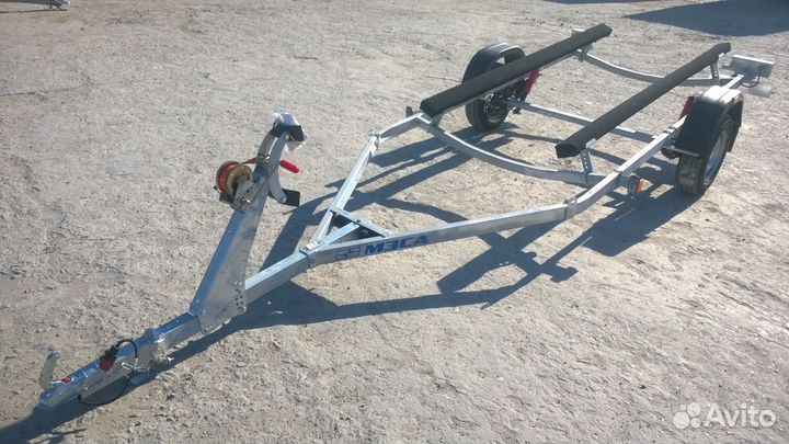 Лодочный 5 метров съемное дышло и фонари