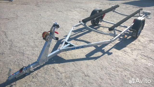 Лодочный 5 метров съемное дышло и фонари