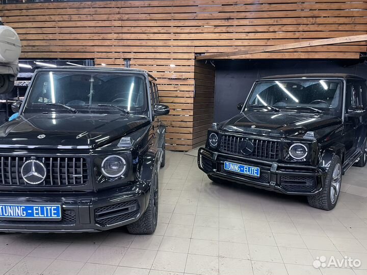 Карбон в салон автомобиля Mercedes G63 / 350D