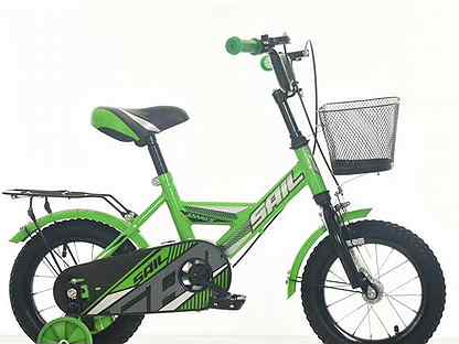 Велосипед детский 2-х колесный sail 12 д. зеленый