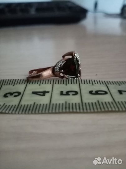 Серьги серебро с гранатом