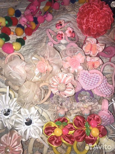 Резинки, заколки для волос пакетом