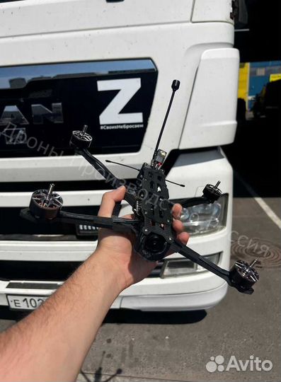 Дрoн fpv Piranha 7 и 10 дюйм