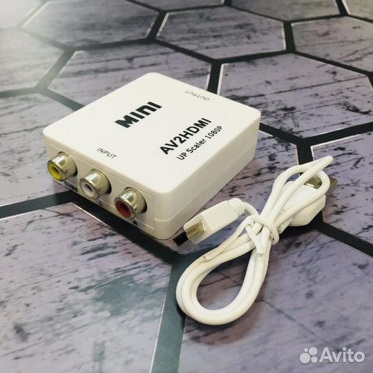 Конвертер AV на hdmi ntsc/PAL питание