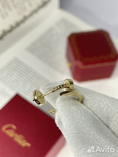 Cartier juste un clou серьги