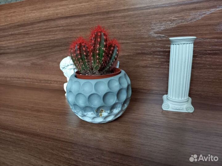 Кашпо из гипса