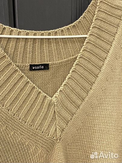 Жилет вязаный оверсайз, 48-52