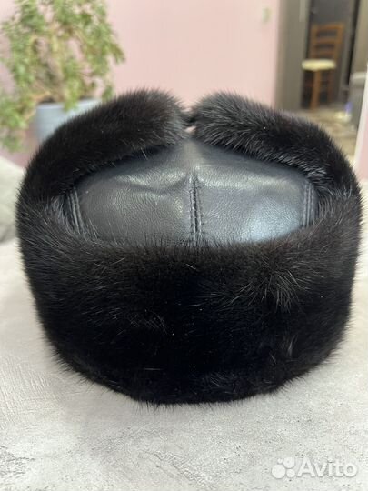 Норковая шапка мужская