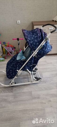 Санки коляска ника