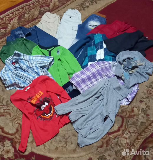 Вещи пакетом на мальчика рост 116 122