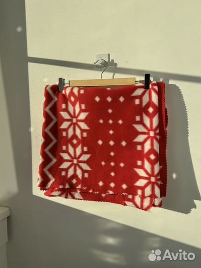 Плед флисовый новогодний