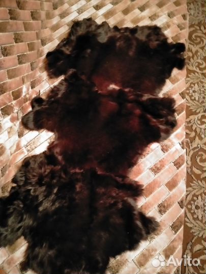 Шкурка кролика выделанная