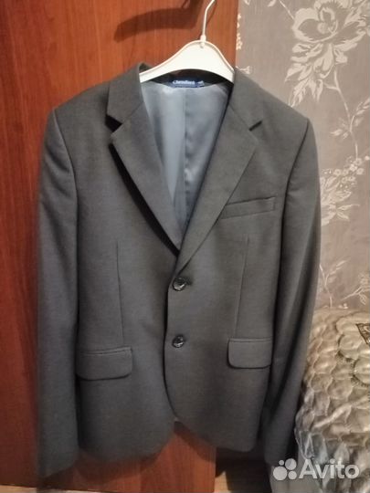 Пиджак серый 152 р-р