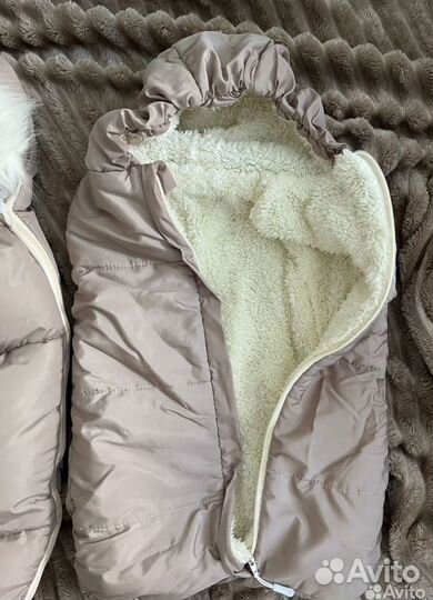 Зимний конверт в коляску