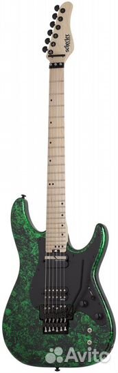 Schecter SUN valley super shredder FR S green