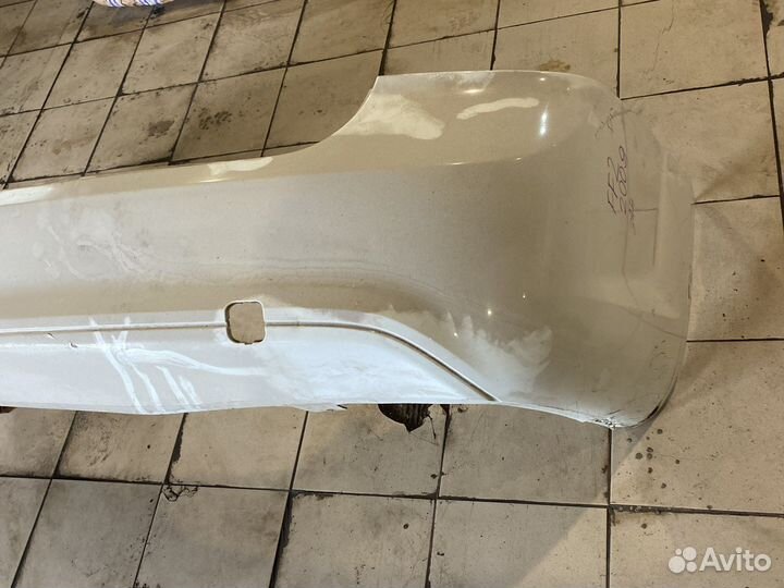 Бампер задний Ford Focus 2 рестайлинг белый