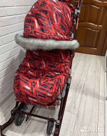 Детские санки коляска ника