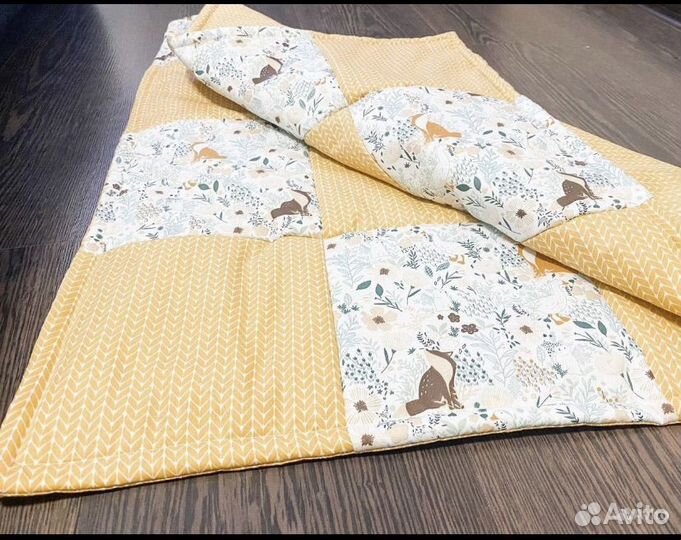 Одеяло лоскутное детское