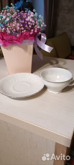 Чашка с блюдцем, фарфор, Bernadotte