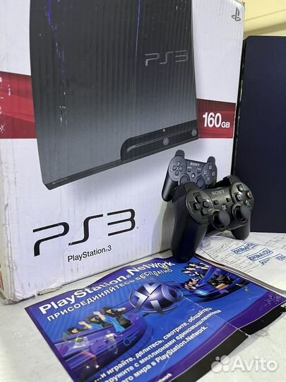 Sony Playstation 3 Slim прошита с играми