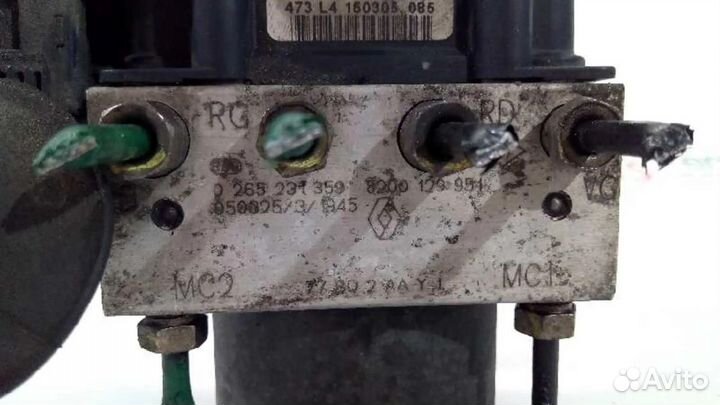 Блок абс, ABS Renault Modus 2004-2007 года