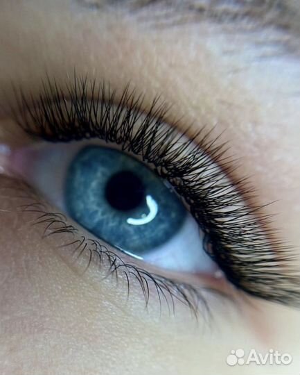Наращивание ресниц на дому с выездом надом