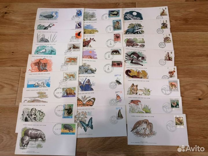 Конверты первого дняВсемирный фонд дикой природы