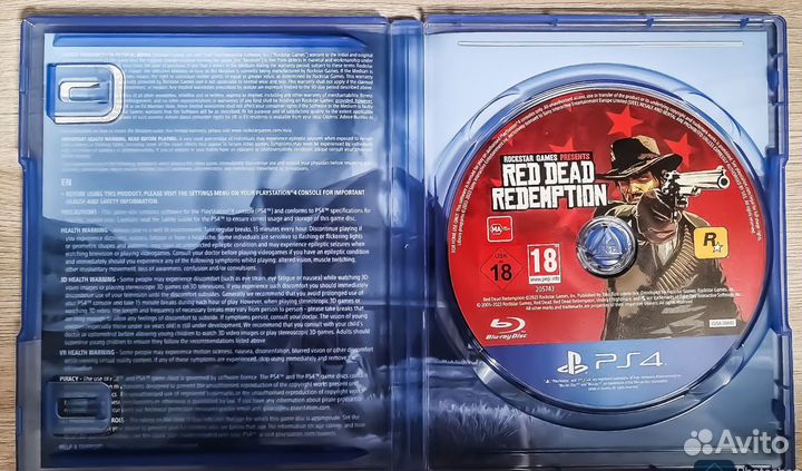 Red dead redemption PS4. RDR 1 диск