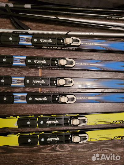 Лыжи беговые новые +ботинки