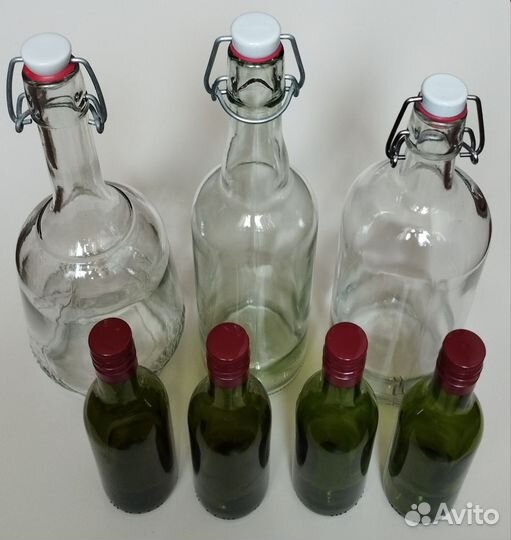 Стеклянные бутылки