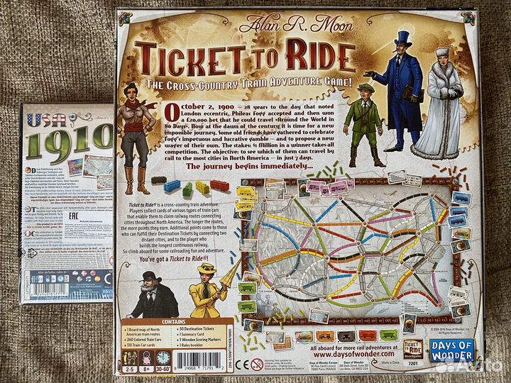 Ticket to Ride (Билет на поезд) + дополнение