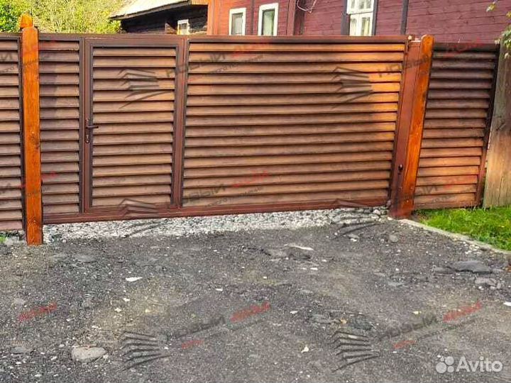 Забор жалюзи еврозабор