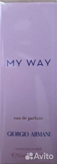 Оригинал Giorgio Armani My Way Eau de Parfum 15мл