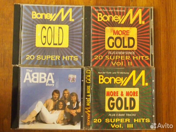 Boney-M Gold (3cd I,II,III) - и - A.B.B.A. (Story)