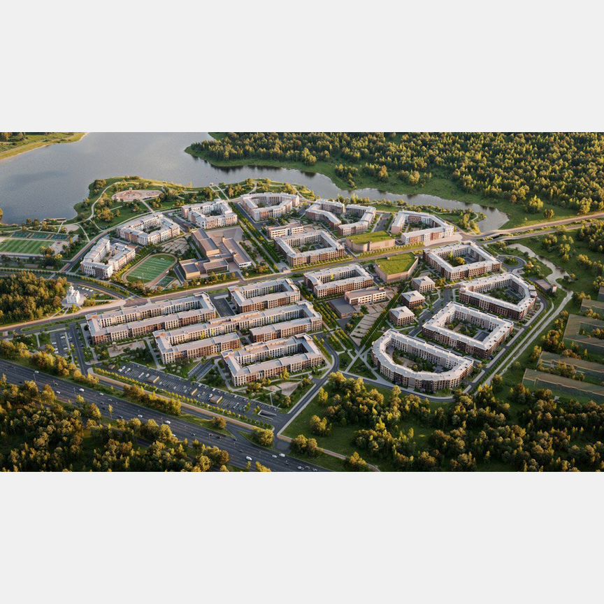 1-к. квартира, 42,8 м², 1/4 эт.