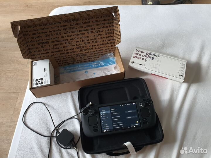 Steam deck 64gb + 128 micro sd