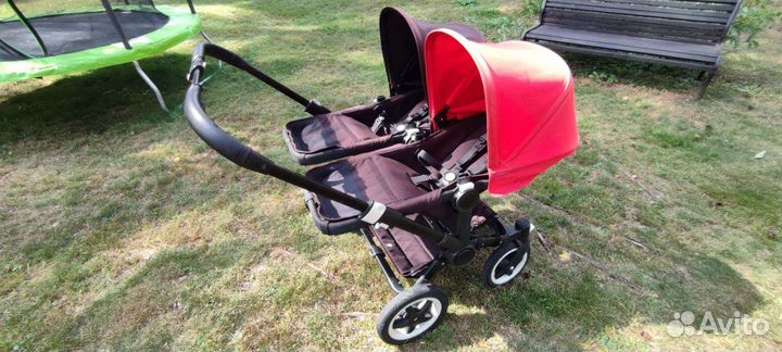Детская коляска Bugaboo donkey twin и автолюльки
