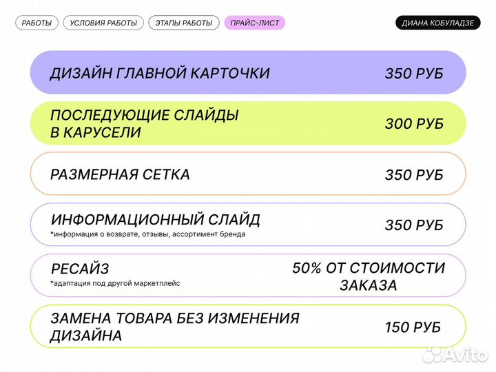 Инфографика, карточки для маркетплейсов (WB, ozon)