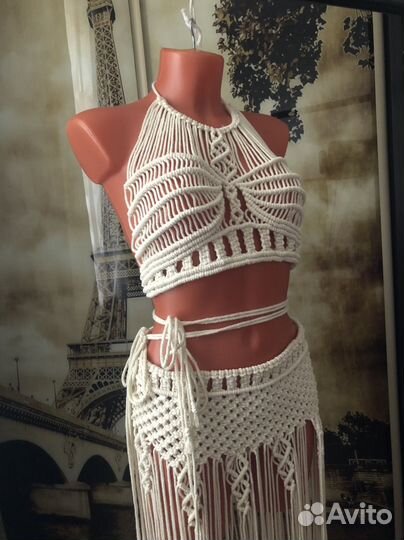 Костюм макраме