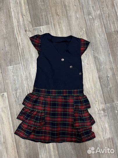 Школьная форма, шотландка, 1 -2 класс