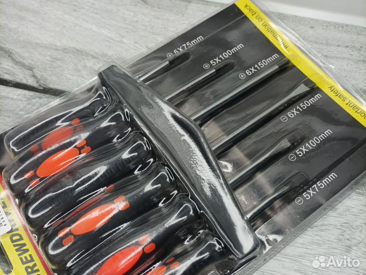 Набор отверток 6 предметов