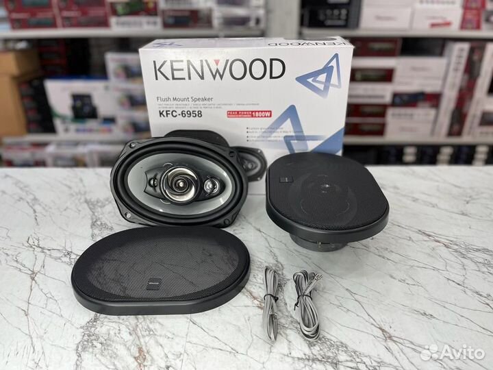 Автомобильные колонки kenwood KFC-6958 1800W