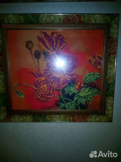 Картины вышитые бисером