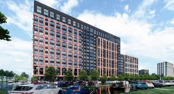 Квартира-студия, 30,7 м², 6/15 эт.