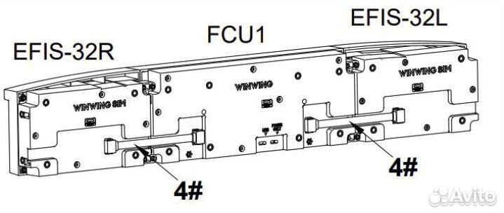 FCU A320 + efis L+ efis R
