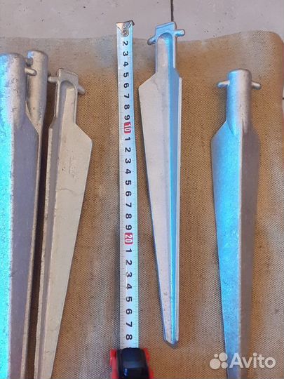 Колышки алюминиевые для палатки/тента 12 шт