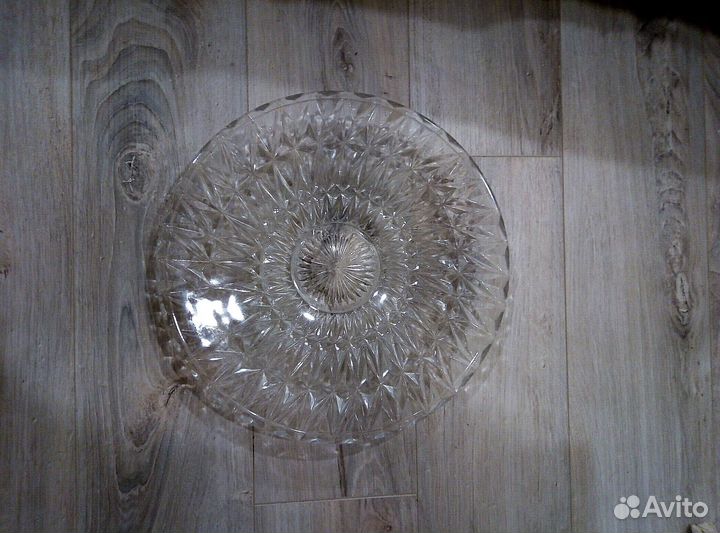 Блюдо хрустальное СССР