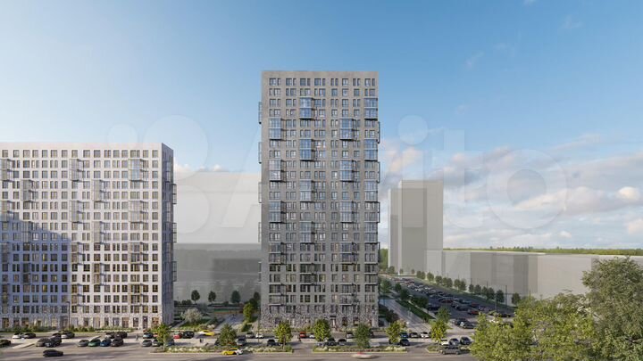 2-к. квартира, 45,4 м², 17/24 эт.