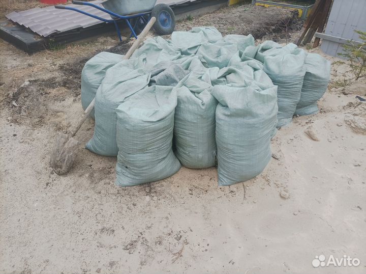 Перегной в мешках